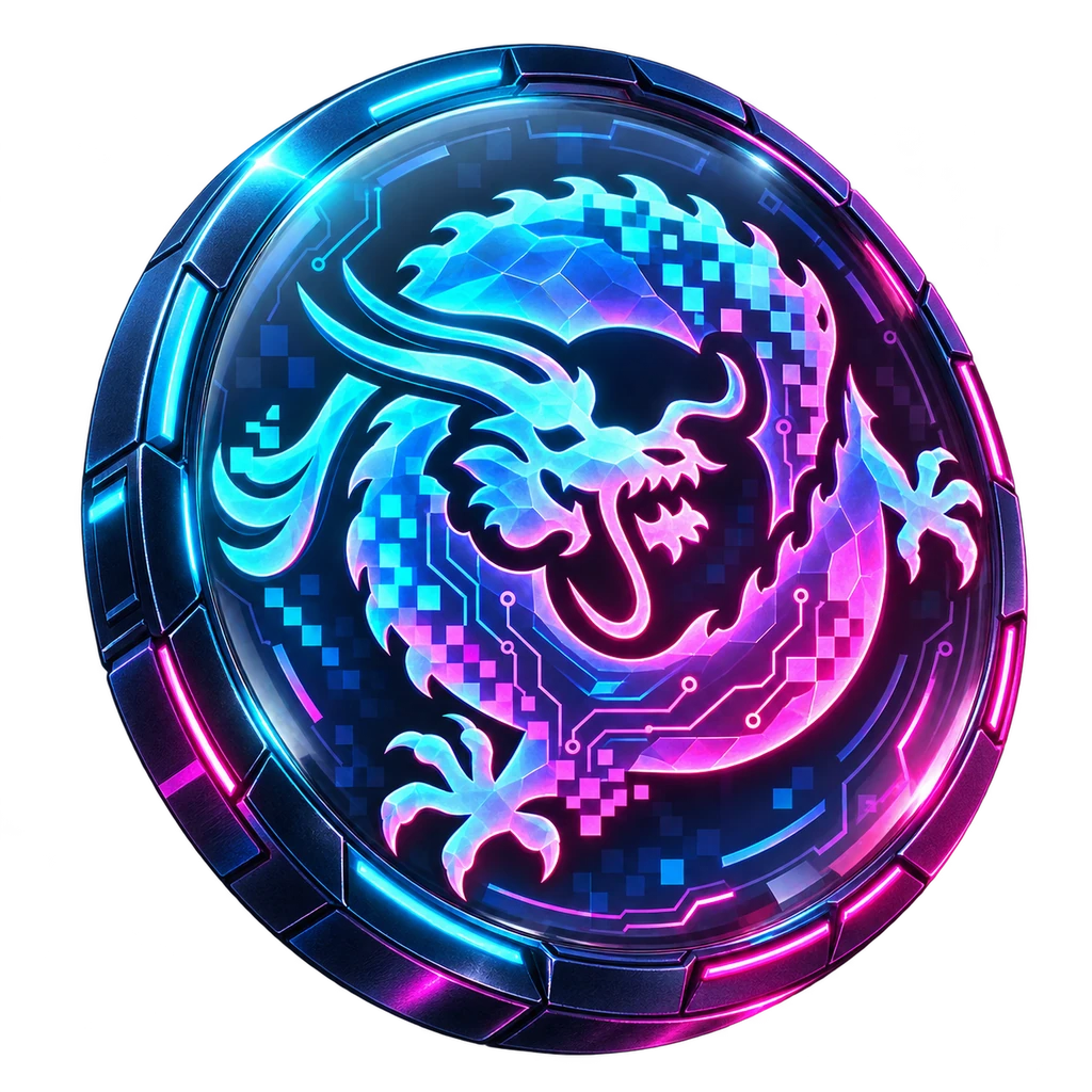The Insert Coin dragon coin
